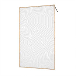 Paroi de douche Japandi courbe 120x200cm – Design & Élégance | AURLANE