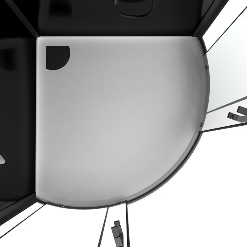 Cabine de douche Aura 95x95cm – Design & Confort | AURLANE