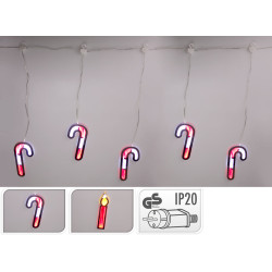 Guirlande rideau infinity LED multicouleur 1 m