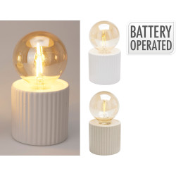 Lampe de table filament LED blanc chaud Ø 8