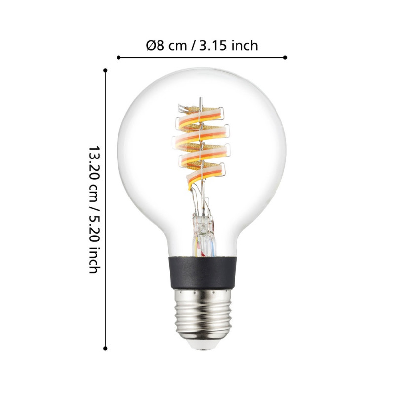Ampoule LED Connectée E27 RGBW – Éclairage Intelligent | EGLO