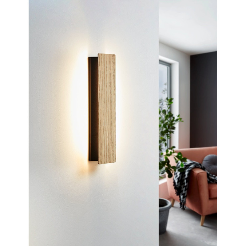 Applique LED Zubialde Bois EGLO - Lumière Chaude | EGLO