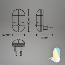 Veilleuse LED Dimmable BRILONER – Lumière Douce | BRILONER