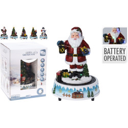 Scène de Noël animée LED