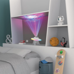 Veilleuse projecteur LED Bluetooth Spacelite XANLITE – Ambiance féerique