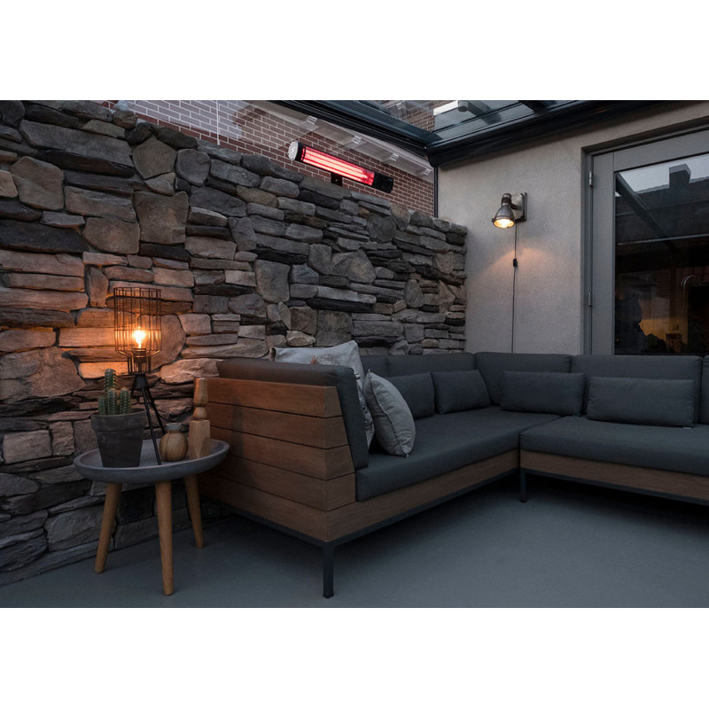 Chauffage terrasse électrique Golden Shadow 2500W – Chaleur Puissante