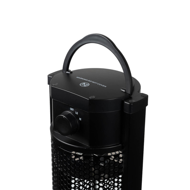 Chauffage terrasse électrique EUROM 900W – Chaleur douce | EUROM