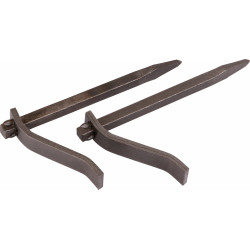 Chevillette de maçon carrée 16cm 2 pièces – Outil pro