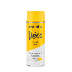 Peinture Jaune Satin Multisupports 0,4L – Déco Facile | INVENTIV