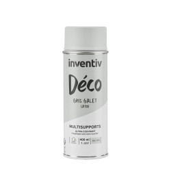 Peinture multisupports Gris Galet Satin – Déco Facile | INVENTIV