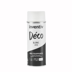 Peinture multisupports Blanc Satin 0,4L – Déco Facile