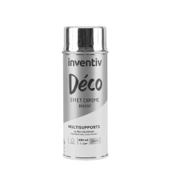 Peinture Chrome Argent 0,4L – Effet Miroir | INVENTIV