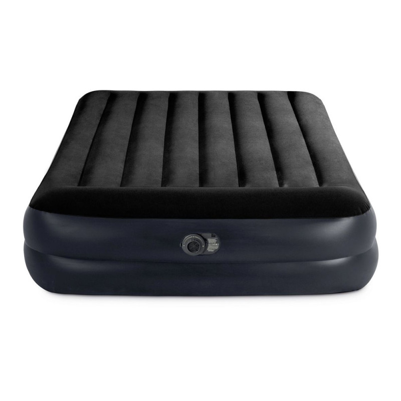 Matelas gonflable Pillow Rest Raised avec gonfleur intégré 152 x 203 x 42 cm INTEX