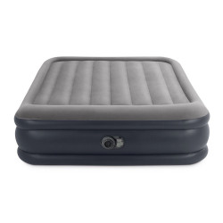 Matelas gonflable Deluxe Pillow Rest Raised avec gonfleur intégré 152 x 203 x 42 cm INTEX
