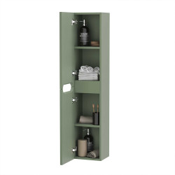 Colonne de salle de bain Emilien vert olive | AURLANE