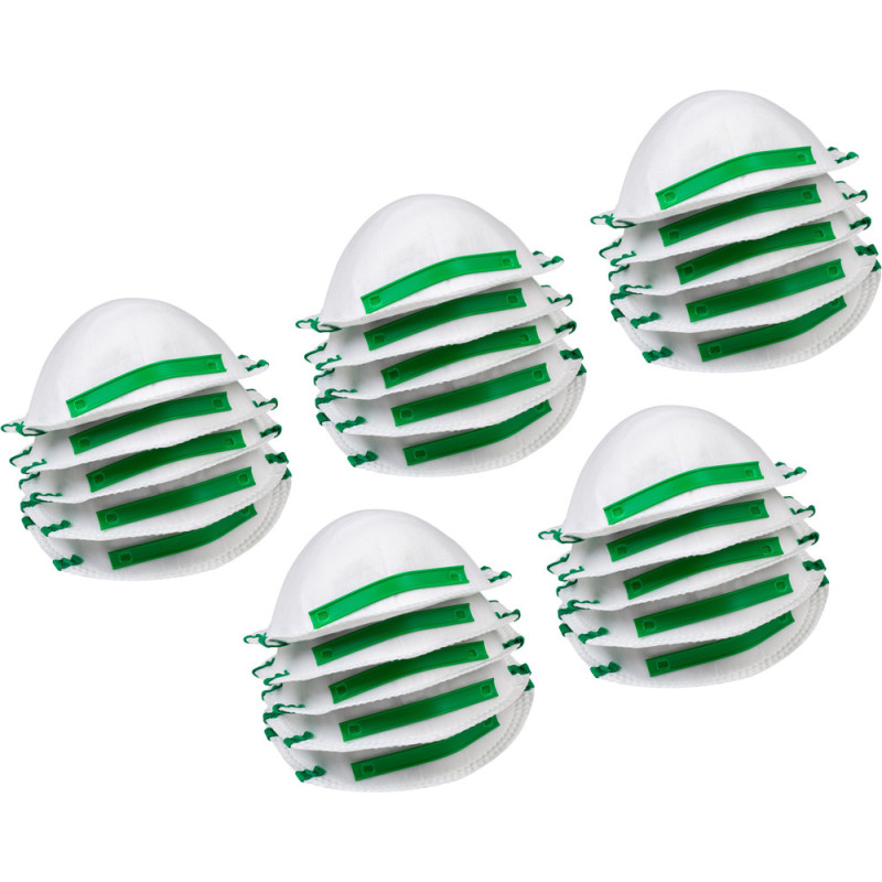 Masque anti-poussière FFP1 CONNEX – Protection 25 pièces Masque anti-poussière FFP1 CONNEX – Protection 25 pièces