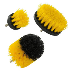 Brosse souple polypropylène 3 pièces TIVOLY – Nettoyage efficace Brosse souple polypropylène 3 pièces TIVOLY – Nettoyage efficace