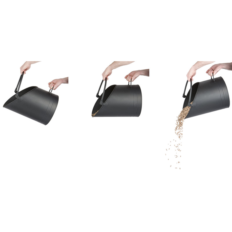 Seau à granulés noir PRACTO HOME – Rangement pratique | PRACTO HOME Seau à granulés noir PRACTO HOME – Rangement pratique | PRACTO HOME