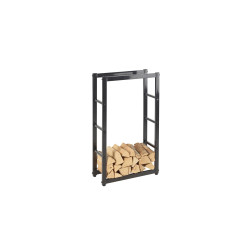Range-bûches noir 100x60x25cm – Rangement pratique | PRACTO HOME Range-bûches noir 100x60x25cm – Rangement pratique | PRACTO HOME