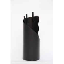 Serviteur cheminée Hekla noir 3 pièces – Pratique | PRACTO HOME