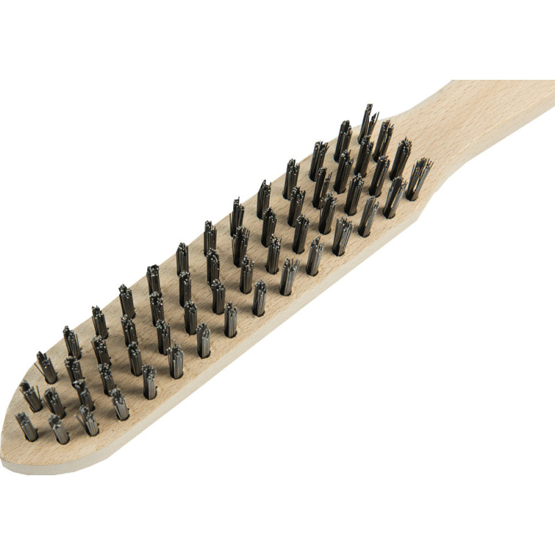 Brosse en acier 4 rangs CONNEX – Nettoyage efficace Brosse en acier 4 rangs CONNEX – Nettoyage efficace