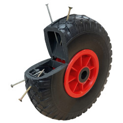 Roue increvable pour diable 26 cm – Robuste | MEISTER Roue increvable pour diable 26 cm – Robuste | MEISTER