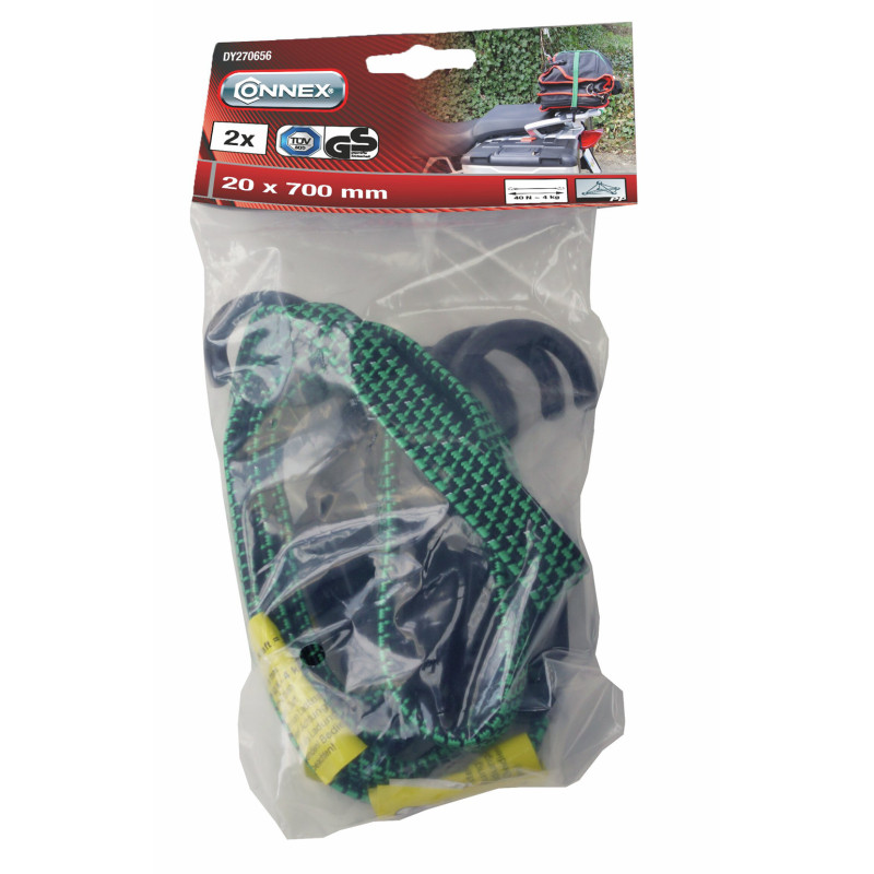 Tendeur avec crochet 2x70cm – Lot pratique | CONNEX Tendeur avec crochet 2x70cm – Lot pratique | CONNEX