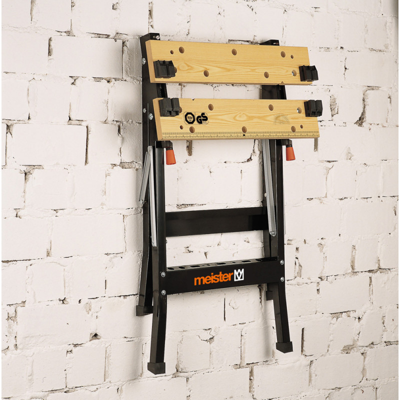 Etabli de serrage pliant MEISTER – Stable et pratique Etabli de serrage pliant MEISTER – Stable et pratique