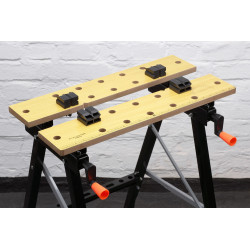 Etabli de serrage pliant MEISTER – Stable et pratique Etabli de serrage pliant MEISTER – Stable et pratique