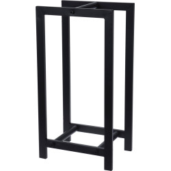 Range-bûches noir AMBIANCE – Rangement pratique | AMBIANCE