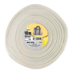 Sangle en coton écru 40 mm x 10 m CHAPUIS