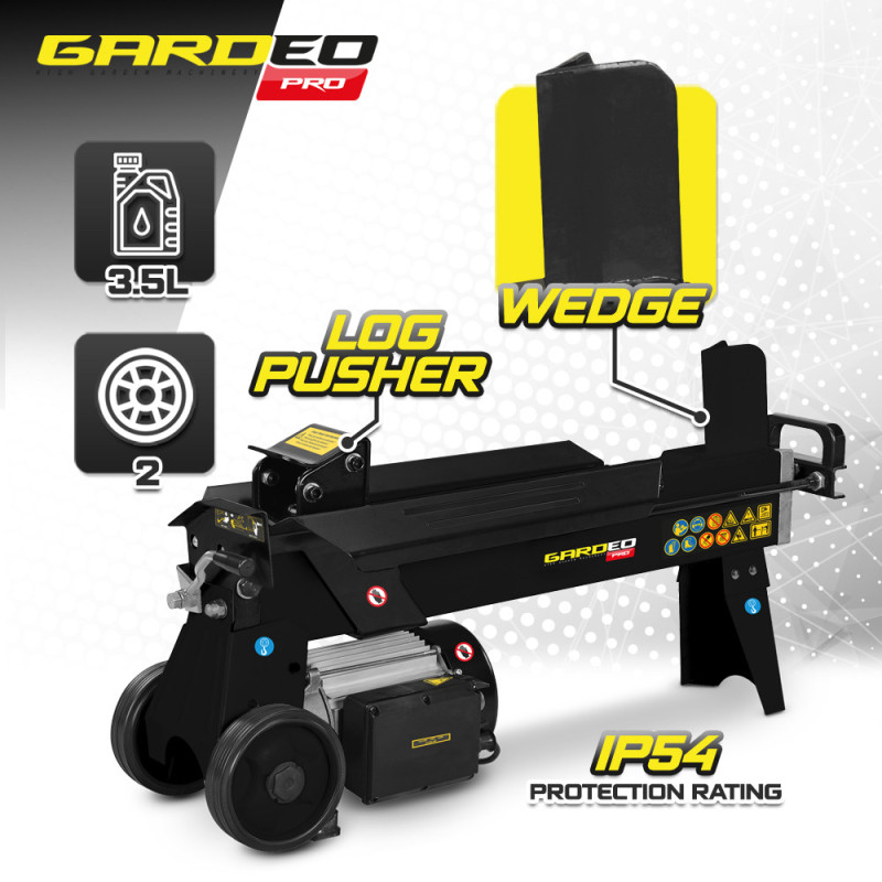 Fendeur de bûche électrique GFBH5T52-26 5 T 2200 W | GARDEO PRO