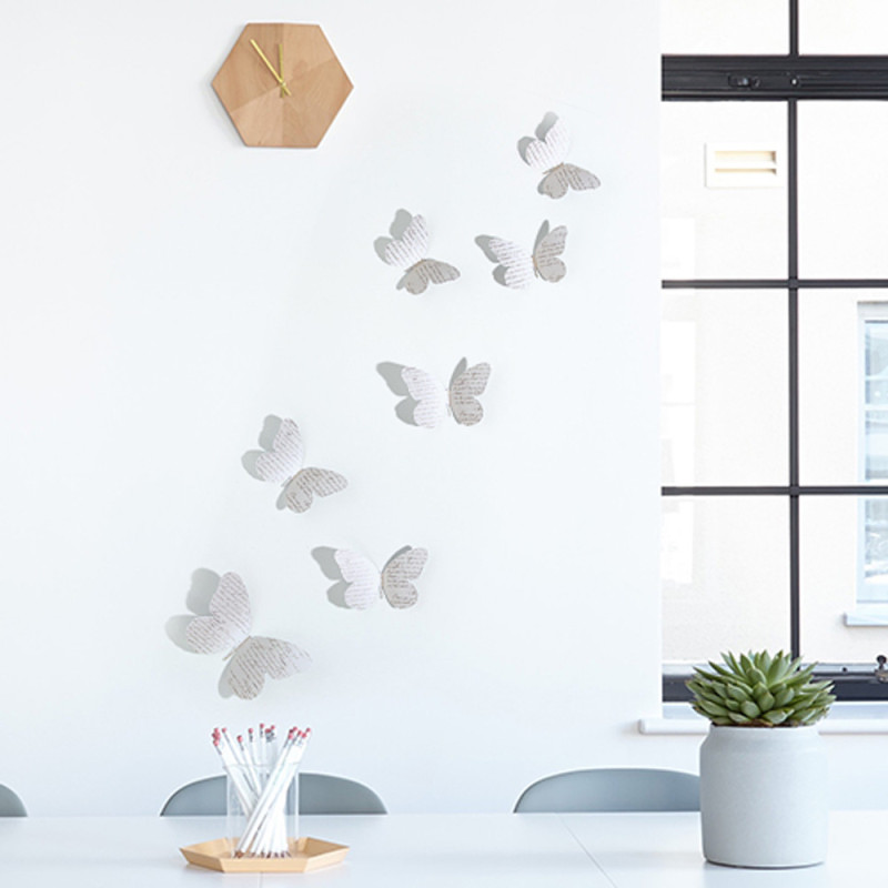 Planche de stickers Papillons Manuscrits Planche de stickers Papillons Manuscrits