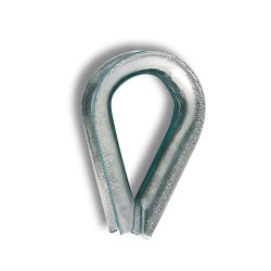 Cosse-coeur en acier zingué 14 mm 5 pièces CHAPUIS