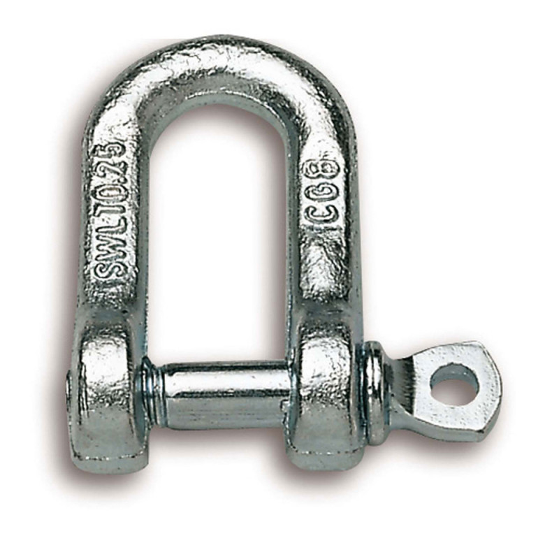 Manille droite en acier zingué 30 mm CHAPUIS