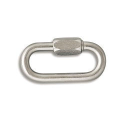 Maillon de jonction en acier zingué Ø 7 mm CHAPUIS