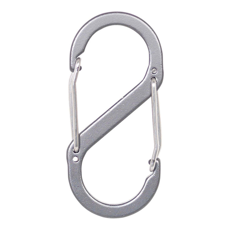 Mousqueton à double ouverture en aluminium 40 x 88 mm CHAPUIS