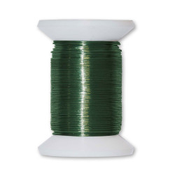 Fil en acier laqué vert Ø 0