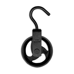 Poulie à crochet pour puits en fonte Ø 20 mm CHAPUIS