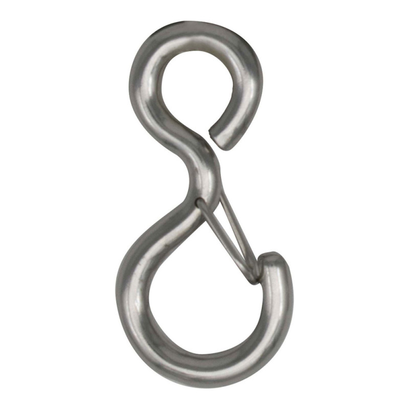 Crochet à oeil et à linguet en acier inoxydable 54 mm 2 pièces CHAPUIS