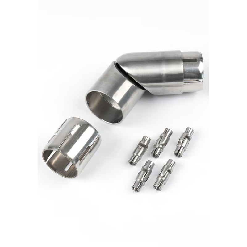 Kit d'angle pour garde-corps Harmony inox 6 pièces SOGEM