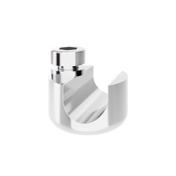 Support pour verre acrylique garde-corps Harmony 4 pièces SOGEM