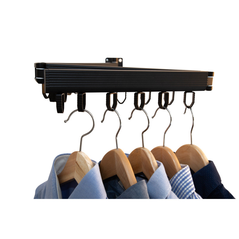 Séchoir mural pliable 1,2 m – Gain de place | PRACTO HOME