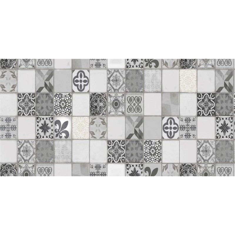 Nappe en PVC non-tissé Bliz gris 140 cm au mètre JOY