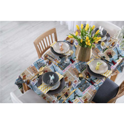 Nappe en PVC non-tissé Paris 140 cm au mètre JOY