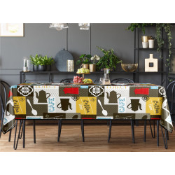 Nappe en PVC non-tissé Bistrot 140 cm au mètre JOY