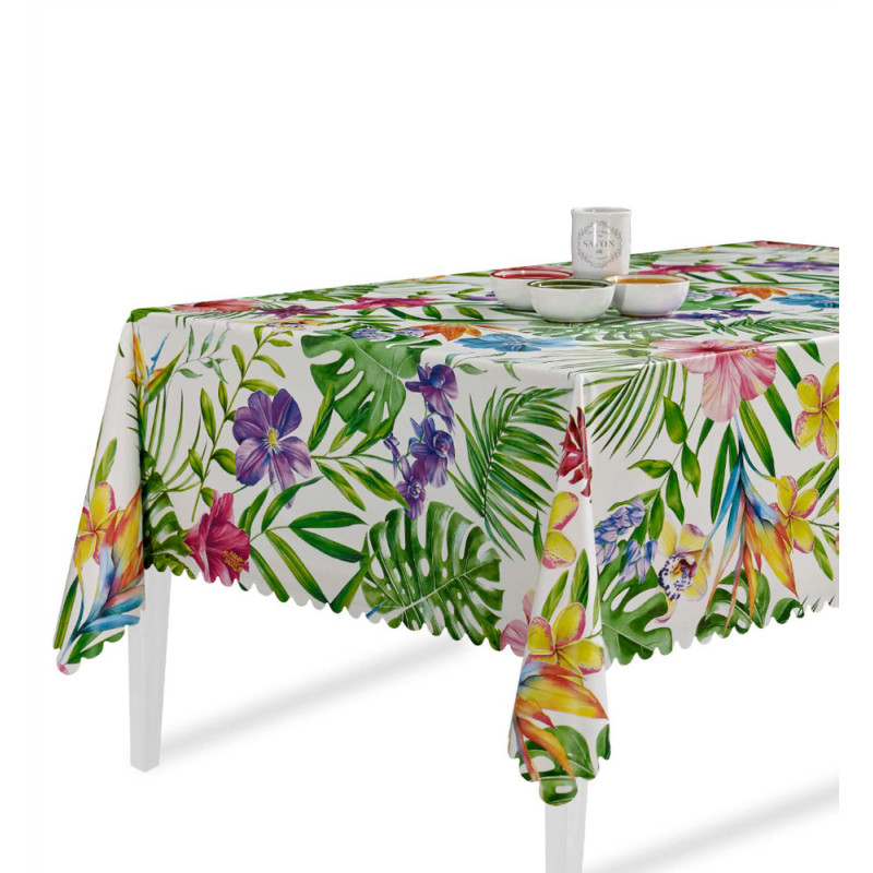 Nappe en PVC non-tissé Blossom 140 cm au mètre JOY