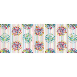 Nappe en PVC non-tissé Perle rose 140 cm au mètre JOY