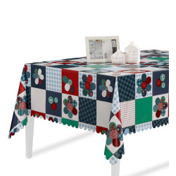 Nappe en PVC non-tissé Patch Fleur 140 cm au mètre JOY