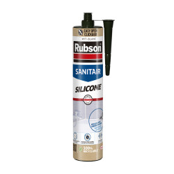 Mastic Silicone Sanitaire Click&Go Blanc – Étanchéité Facile | RUBSON